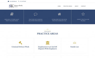 simonkellysolicitor.com screenshot