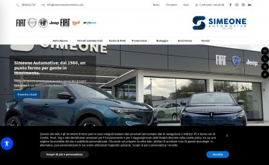 simeoneautomotive.com screenshot