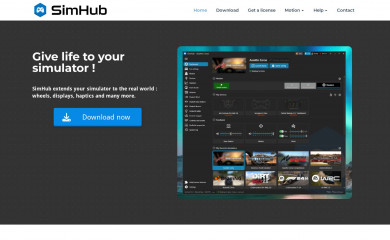 simhubdash.com screenshot