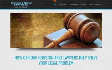 simholmlawfirm.com screenshot