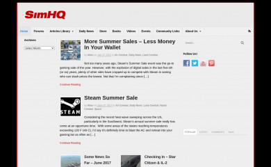 simhq.com screenshot