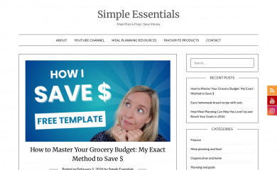 simple-essentials.com.au screenshot