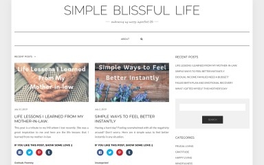 http://simpleblissfullife.com screenshot