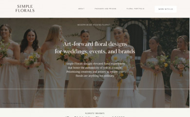 simpleflorals.com screenshot