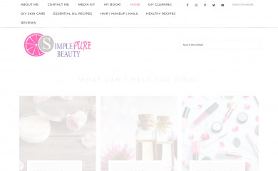 simplepurebeauty.com screenshot