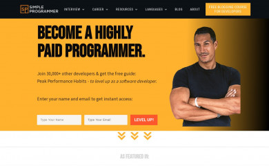 simpleprogrammer.com screenshot
