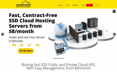 simplercloud.com screenshot