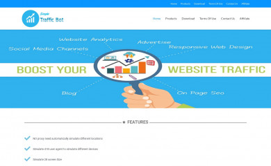 simpletrafficbot.com screenshot