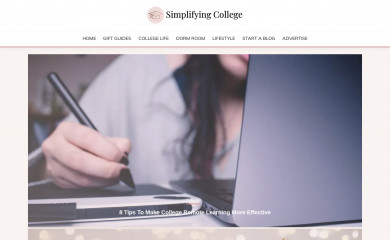 simplifyingcollege.com screenshot