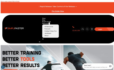 simplifaster.com screenshot