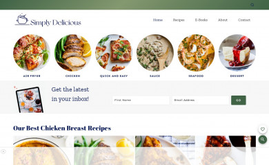 simply-delicious-food.com screenshot