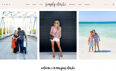 simplyclarke.com screenshot