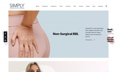 simplyclinics.co.uk screenshot