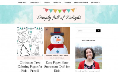 simplyfullofdelight.com screenshot