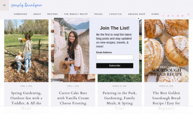 simplytaralynn.com screenshot
