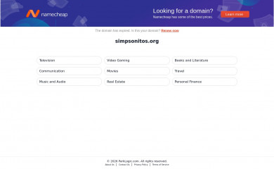 simpsonitos.org screenshot