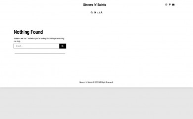 sinnersnsaints.de screenshot