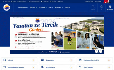 sinop.edu.tr screenshot