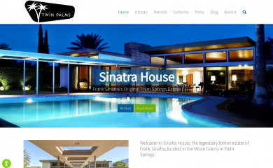 sinatrahouse.com screenshot