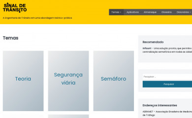 sinaldetransito.com.br screenshot