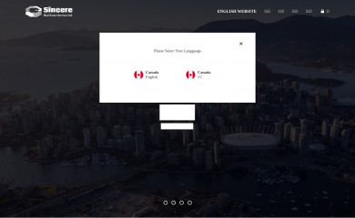sincerealty.com screenshot