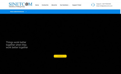 sinetcomm.com screenshot
