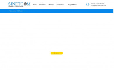sinetcomm.com screenshot