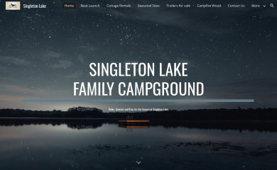 singletonlake.ca screenshot