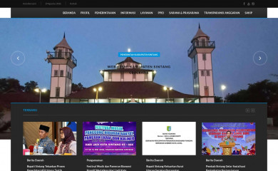 sintang.go.id screenshot