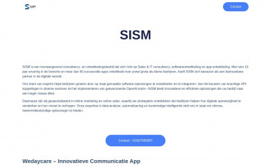 sism.nl screenshot