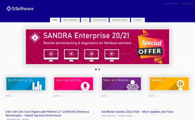 sisoftware.co.uk screenshot