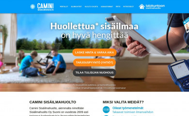 sisailmahuolto.com screenshot