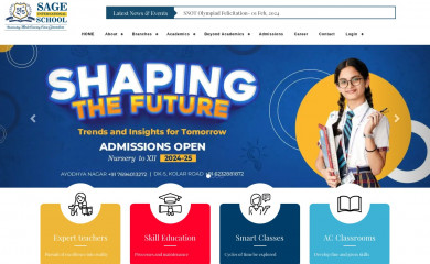 sisbhopal.edu.in screenshot