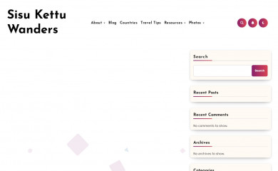 sisukettuwanders.com screenshot