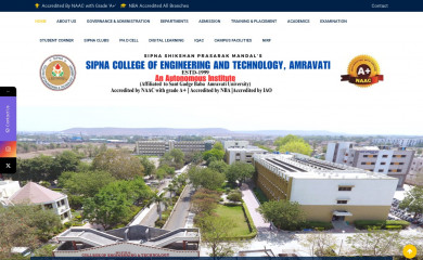 sipnaengg.ac.in screenshot