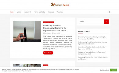 sirocconoosa.com.au screenshot