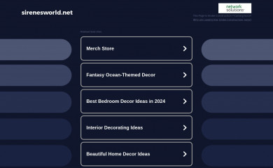 sirenesworld.net screenshot