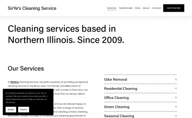 siryescleaningservice.com screenshot