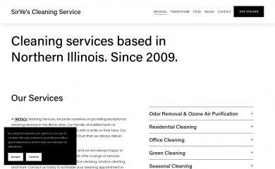 siryescleaningservice.com screenshot