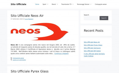 sitoufficiale.org screenshot