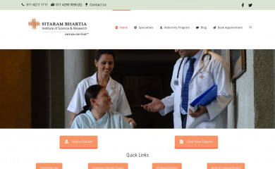 sitarambhartia.org screenshot