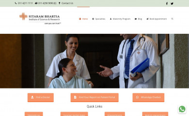 sitarambhartia.org screenshot