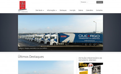 site-norte.pt screenshot