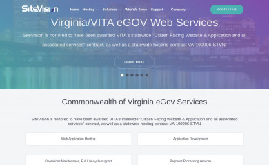 sitevision.com screenshot