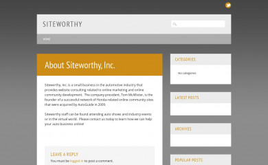 siteworthy.com screenshot