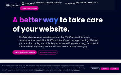 sitecare.com screenshot