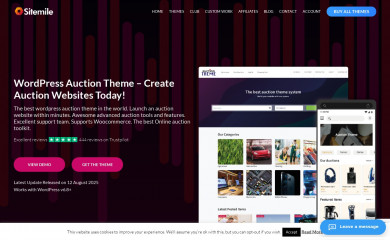 auctiontheme screenshot