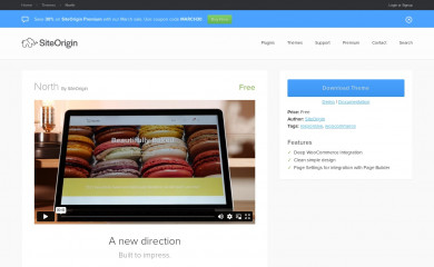 https://siteorigin.com/theme/north/ screenshot