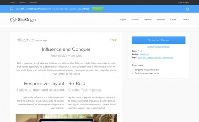 Influence screenshot