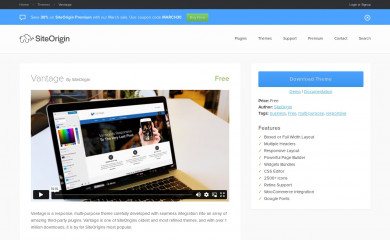 https://siteorigin.com/theme/vantage/ screenshot